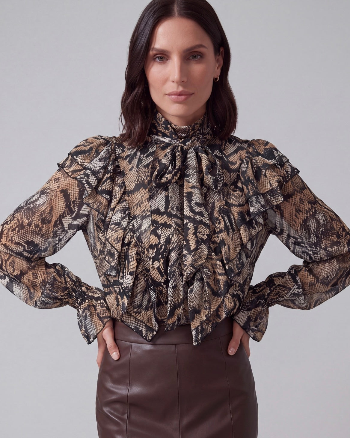 CAMICIA PITONATA