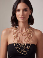 COLLANA MAGLIE DORATE
