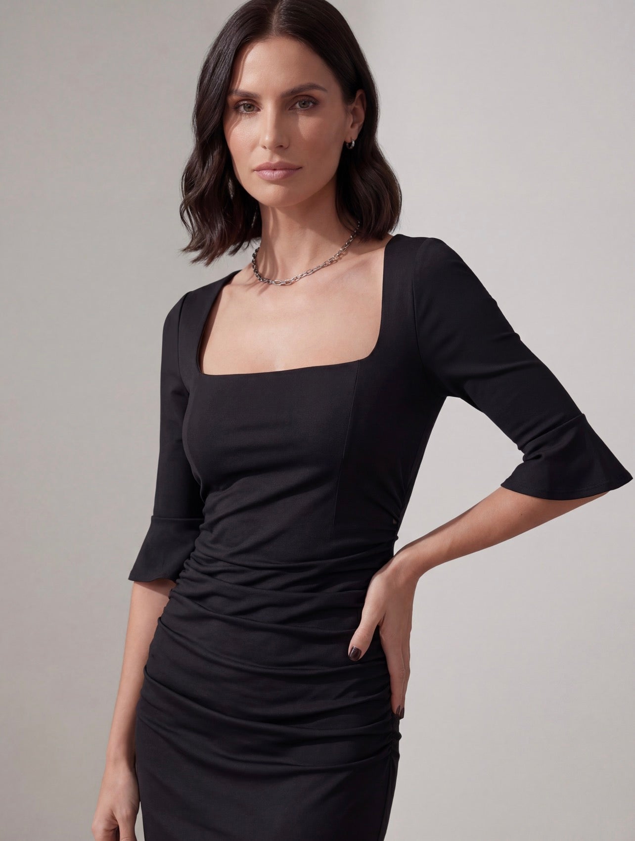 MIDI DRESS NERO