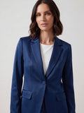GIACCA MONOPETTO BLU