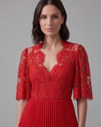 ABITO RED PASSION PLISSE’