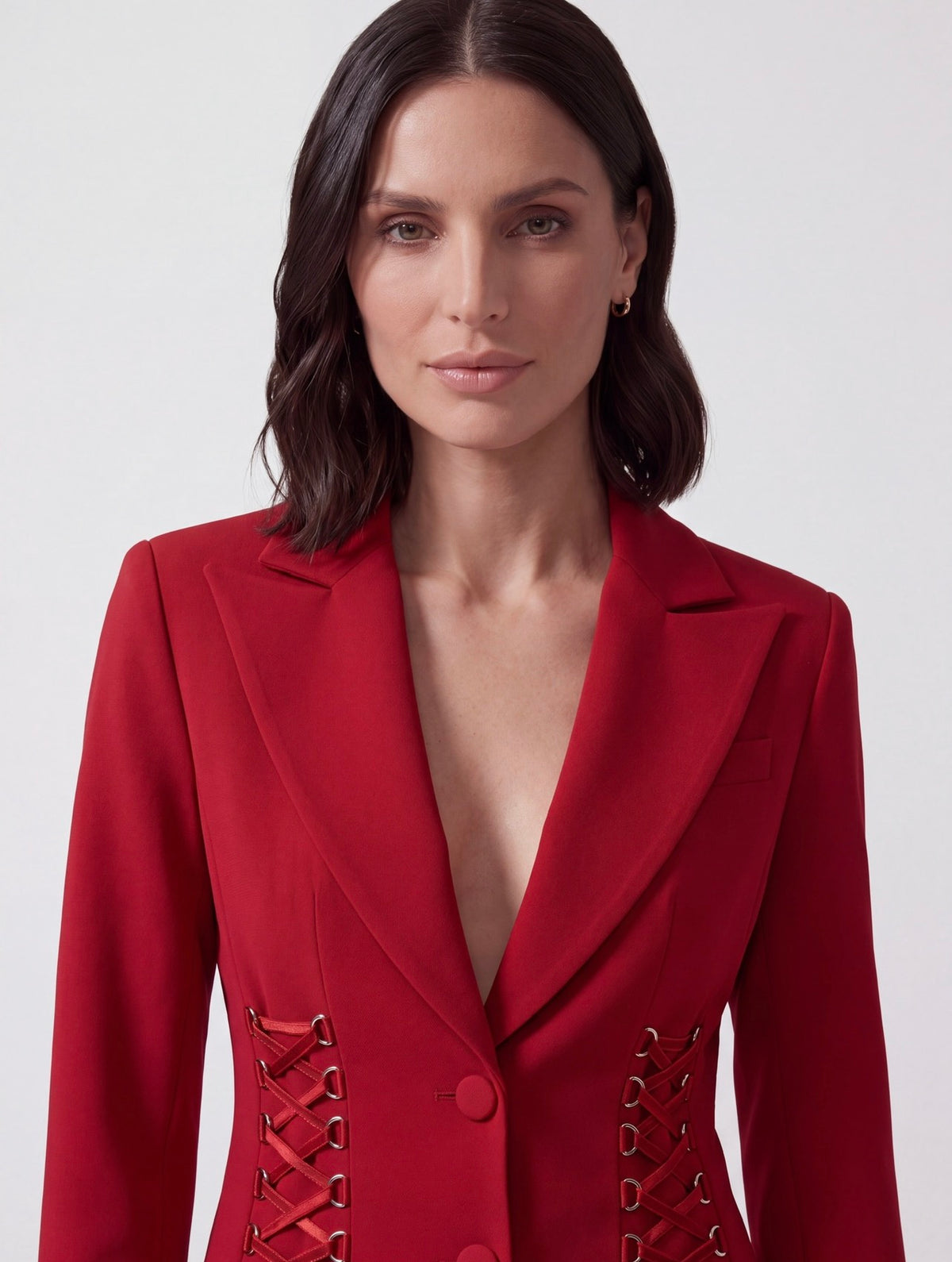 GIACCA BUSTIER ROSSA