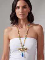 COLLANA LIBELLULA BLU