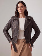 CHIODO DARK BROWN EFFETTO VINTAGE