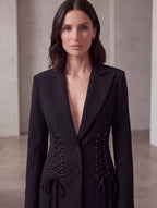 GIACCA BUSTIER NERA