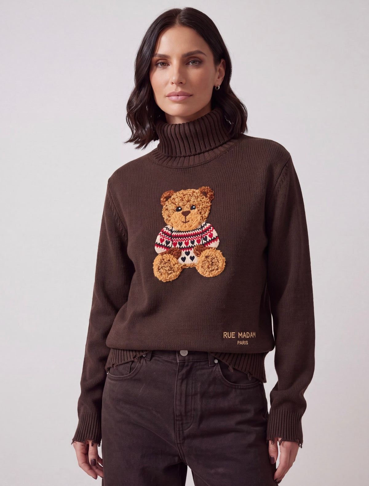 MAGLIA MARVIN LOVE BROWN