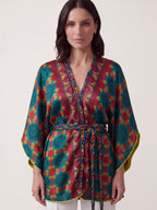 KIMONO IN SETA MULTICOLOR