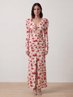 ABITO LUNGO ROSE GLAM