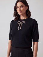 MAGLIA MOHAIR CON SPILLA