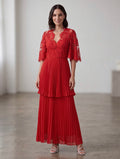 ABITO RED PASSION PLISSE’