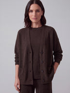 CARDIGAN MAGLIA MORO