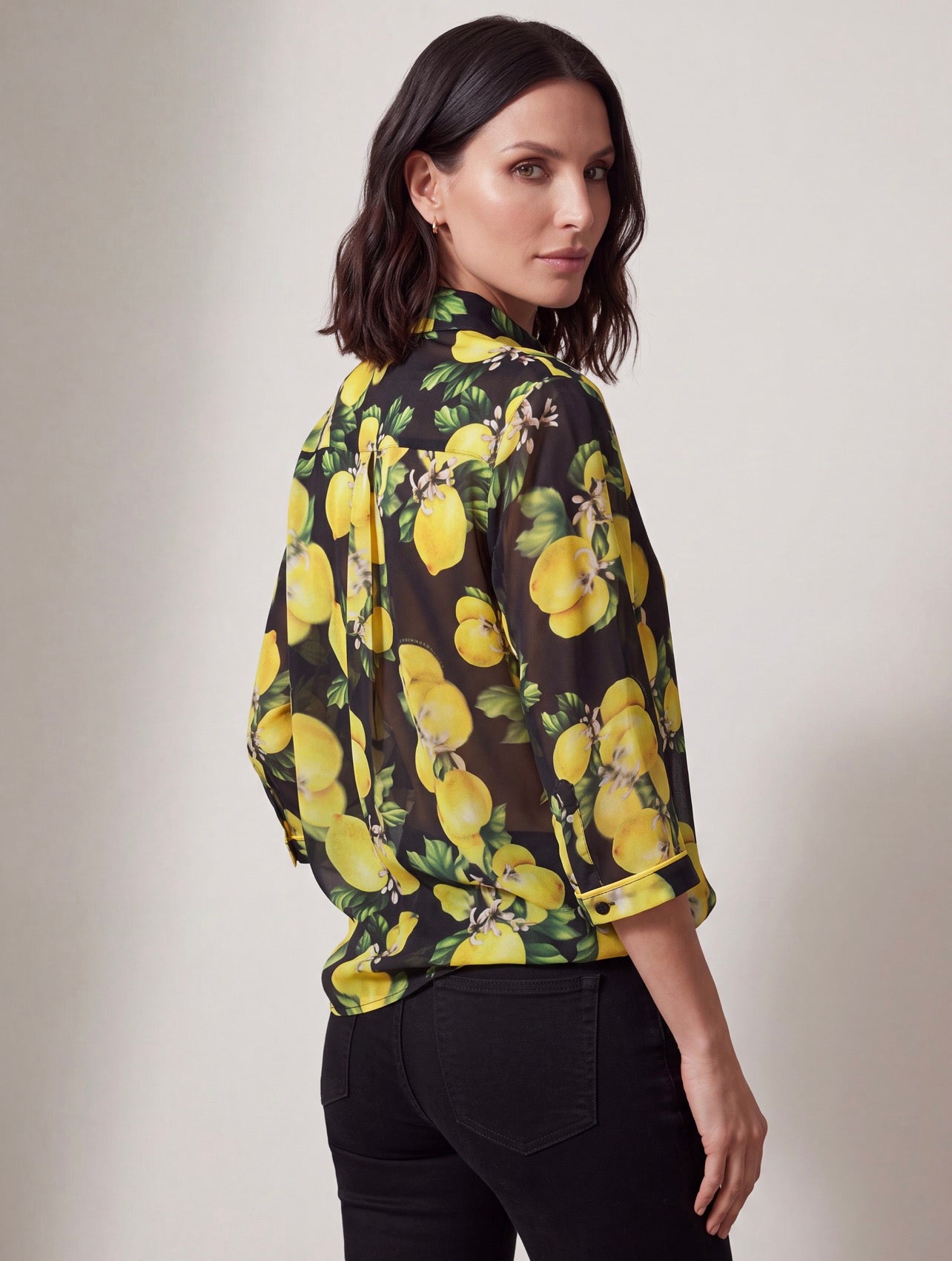 CAMICIA LEMON BLACK