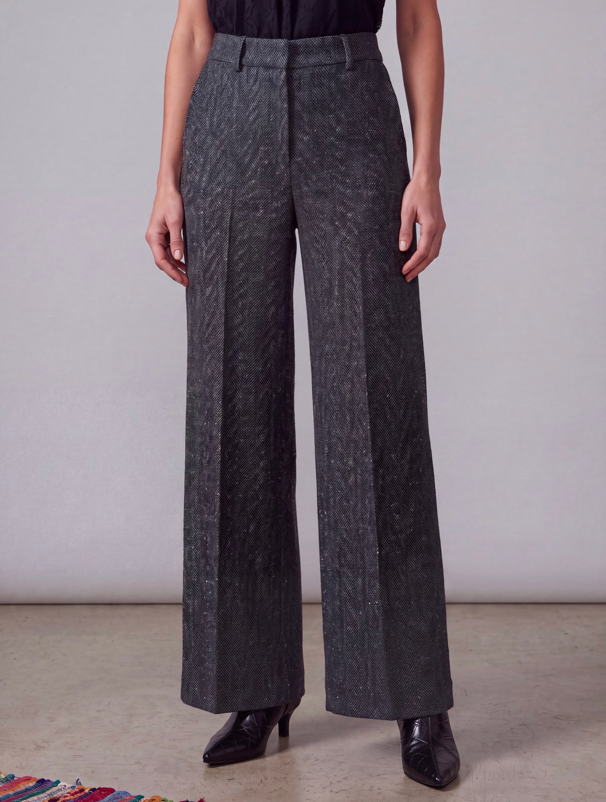 PANTALONE GRIGIO MELANGE