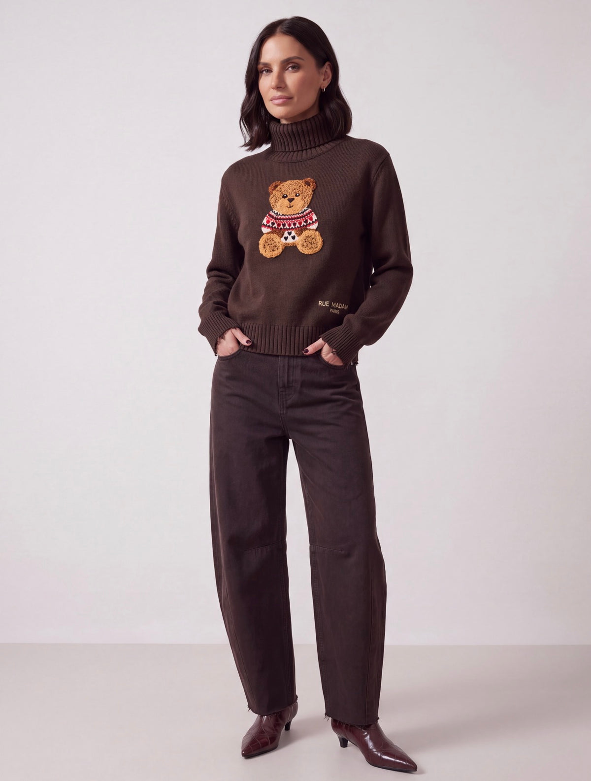 MAGLIA MARVIN LOVE BROWN
