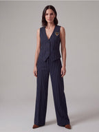 GILET GESSATO CON SPILLA