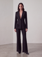 PANTALONE FLARE NERO