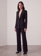 PANTALONE FLARE NERO