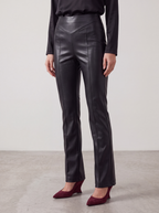 PANTALONI ECOPELLE BLACK