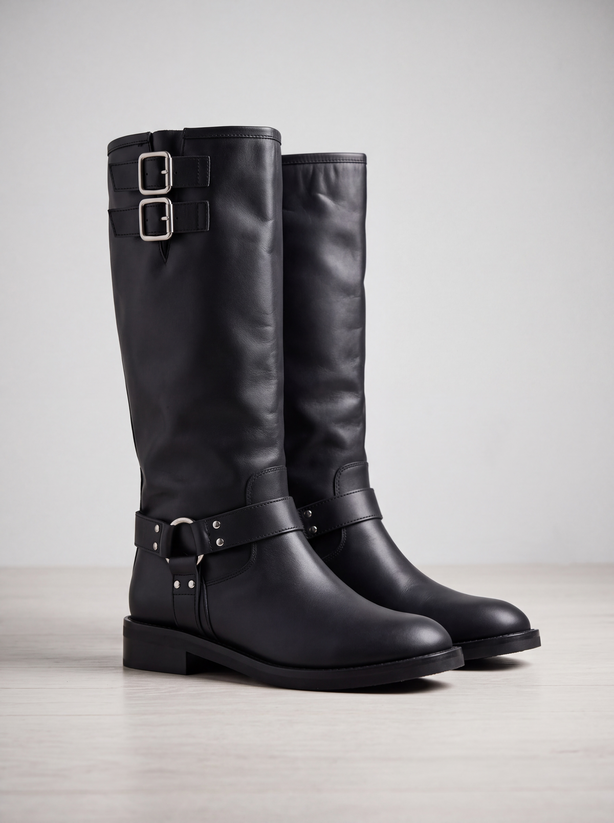 STIVALI BIKERS PELLE