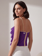 BUSTIER VIOLA