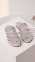 SANDALI FLAT GIOIELLO SILVER