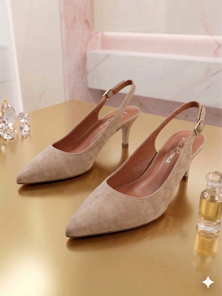 SLINGBACK SUEDE