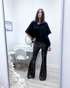 MAGLIA MOHAIR NERO