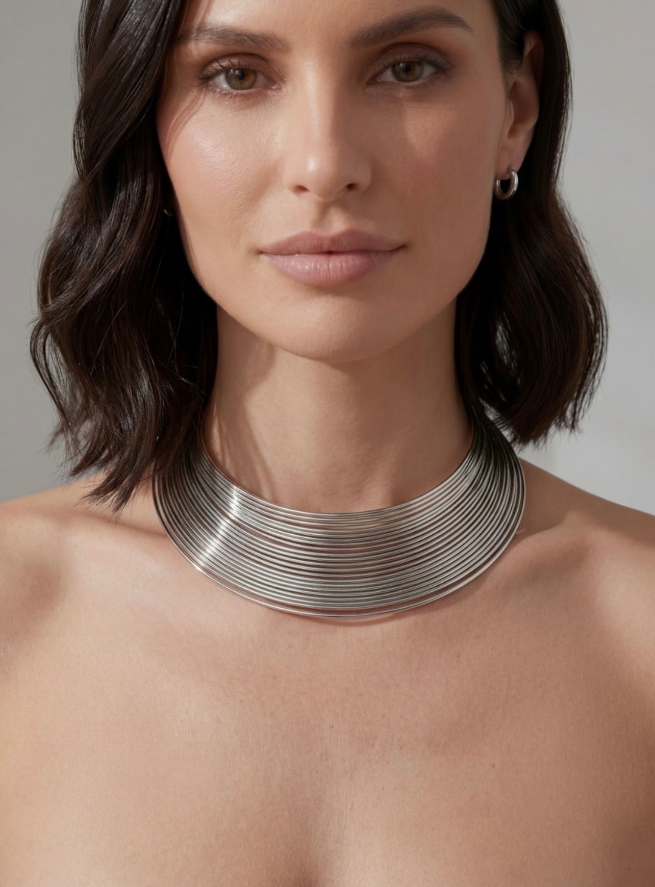 COLLANA NEFERTITI SILVER