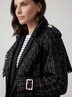 TRENCH TWEED CHIC BLACK