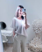 MAGLIA MOHAIR GHIACCIO