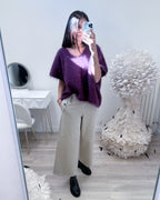 JEANS PALAZZO VANIGLIA