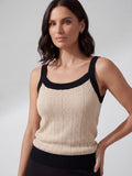 TOP KNIT BICOLOR