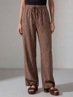 PANTALONE FLUIDO EASY CHIC CACAO