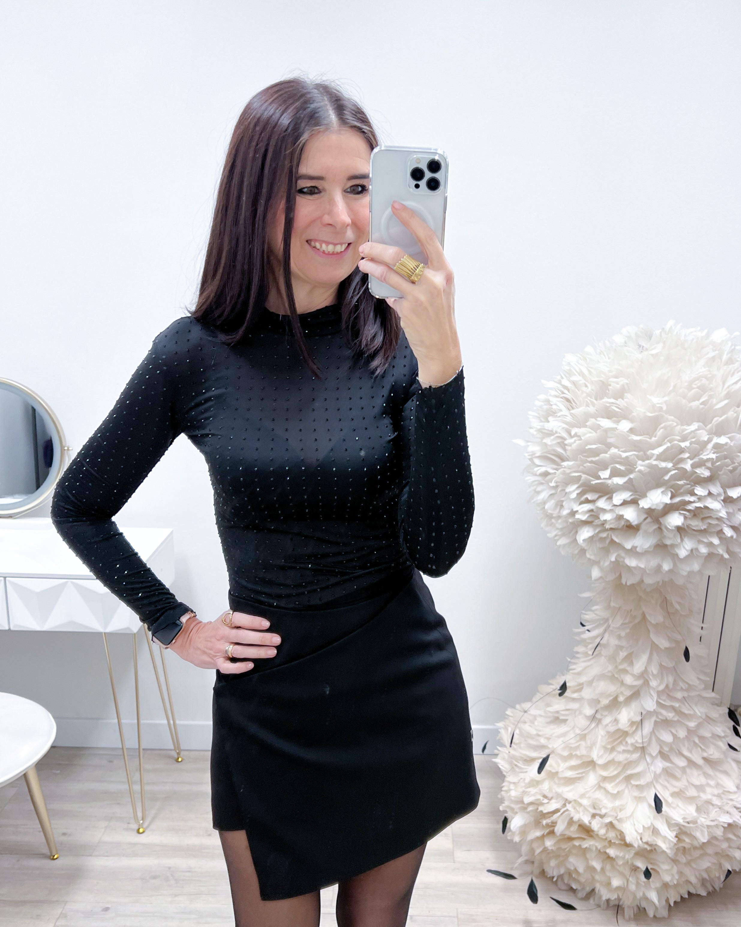 MINI GONNA ASIMMETRICA