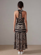 ABITO HALTER BOHO CHIC