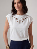 T- SHIRT GIOIELLO EYELET CHIC