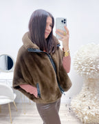 ECOFUR COLLO AMPIO VISONE