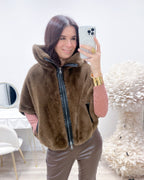 ECOFUR COLLO AMPIO VISONE