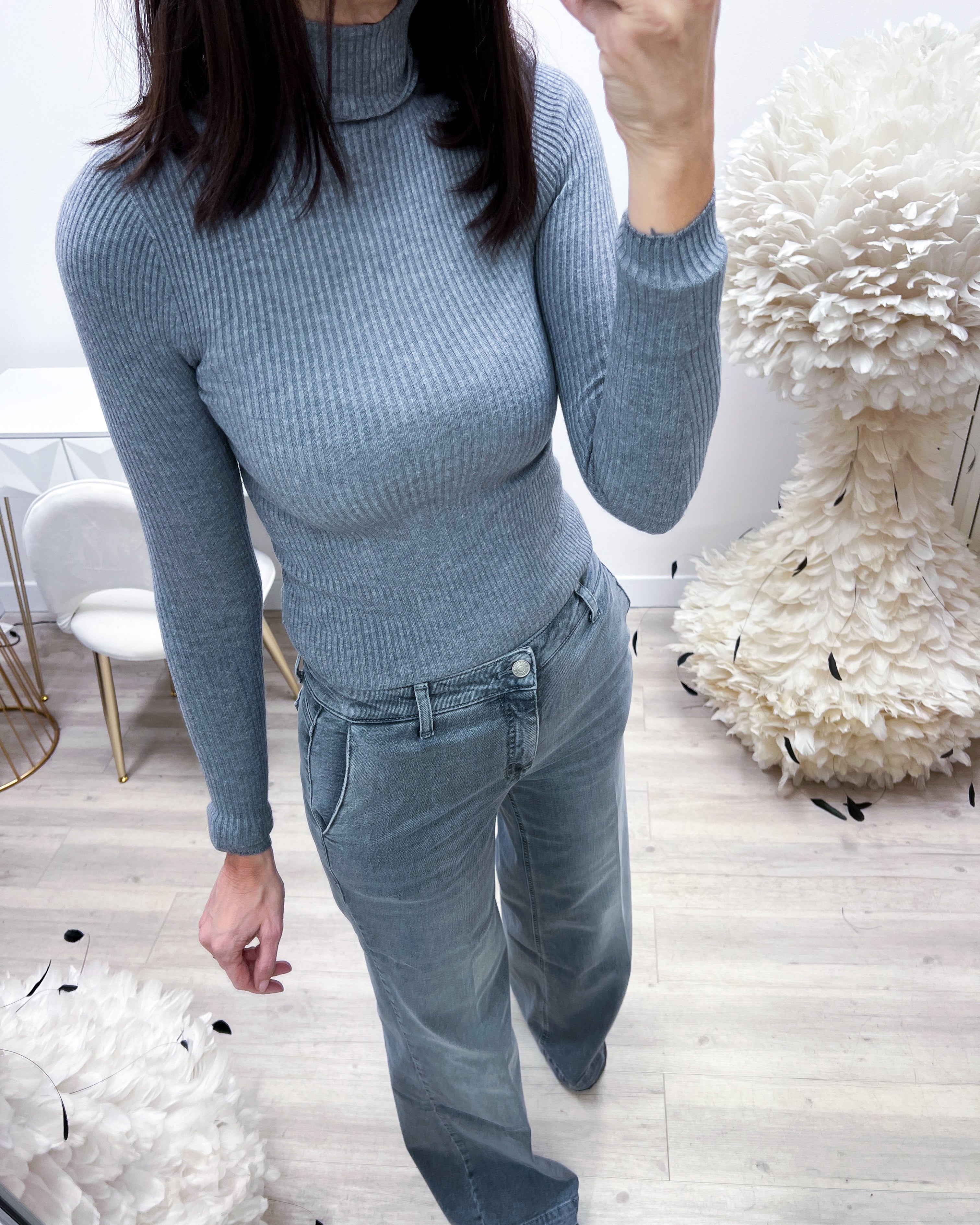 DOLCEVITA A COSTINE GRIGIO