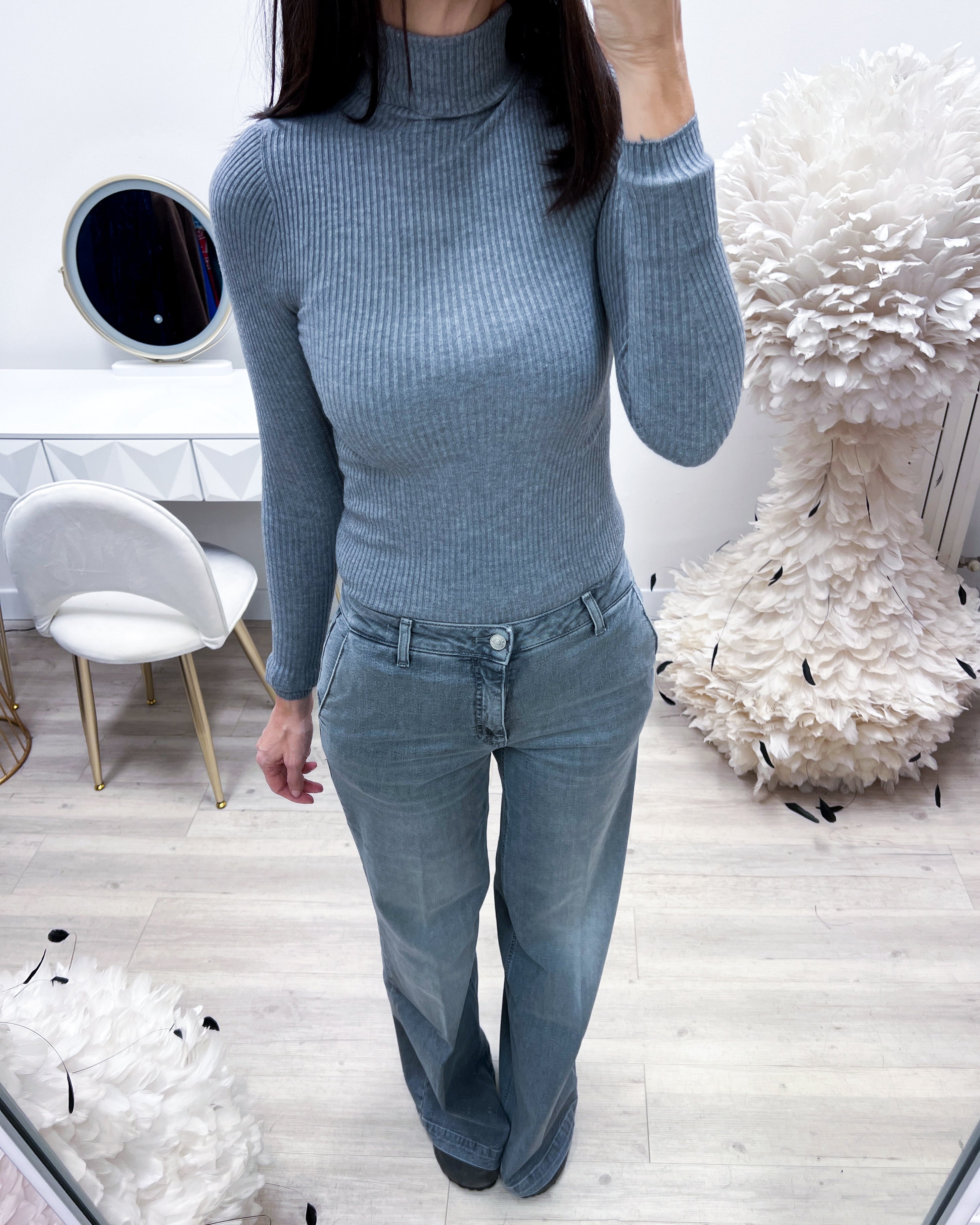 DOLCEVITA A COSTINE GRIGIO