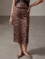GONNA MIDI ANIMAL CHIC
