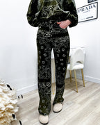 PANTALONI DENIM BANDANA ARMY