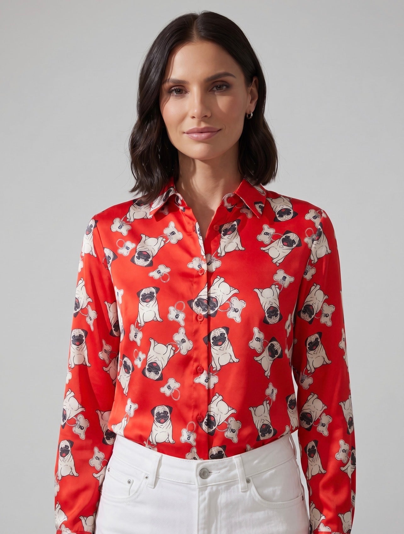 CAMICIA PACHA DOG CORALLO