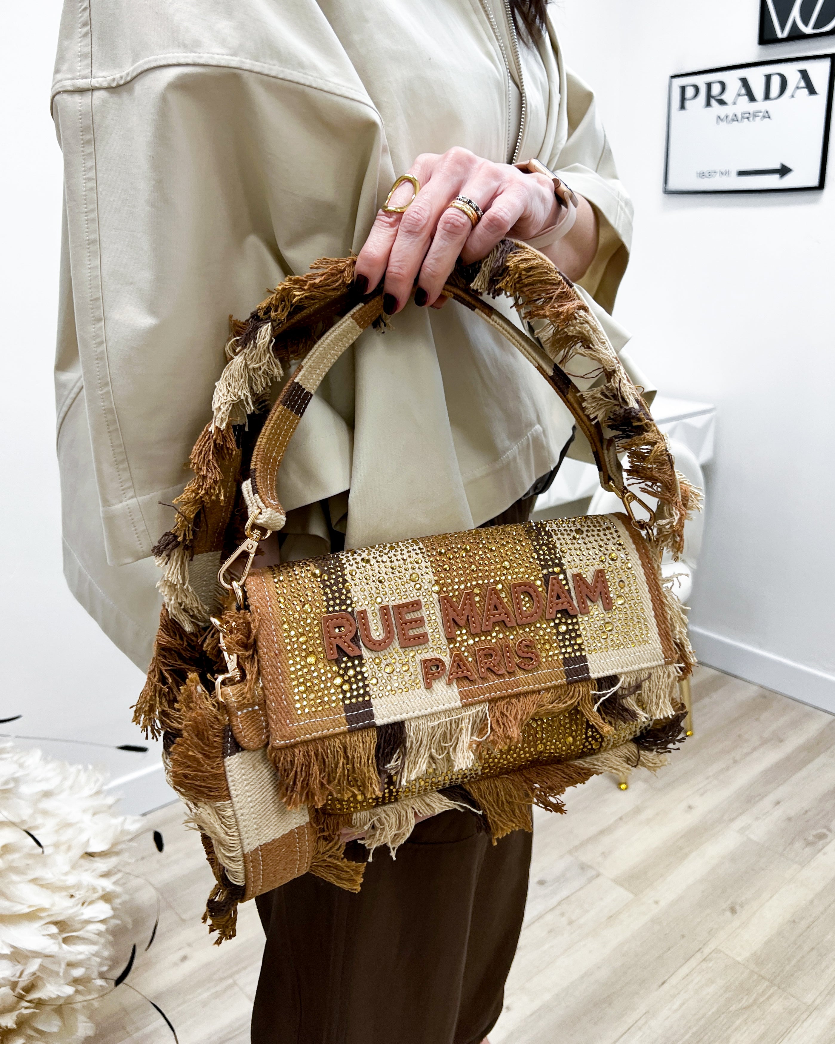 CASABLANCA SHOULDER BROWN