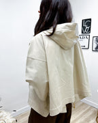 MANTELLA CON ZIP  AVORIO