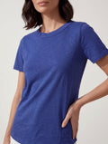 T-SHIRT BLU NAVY GIROCOLLO