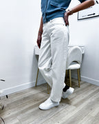JEANS BARREL WHITE