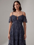 ABITO MIDI GEORGETTE