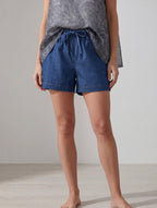 SHORTS IN CHAMBRAY