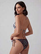 BIKINI TRIANGOLO BANDANA ZEBRA